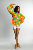 Aubi Balloon Sleeves Top